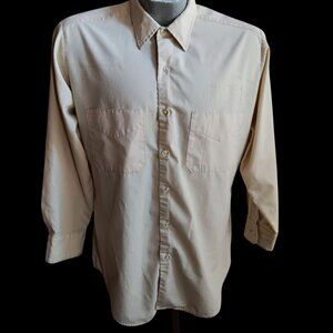 Vintage Work Shirt 16-34 Medium Kansas City Custom Uniform Company Button-Up